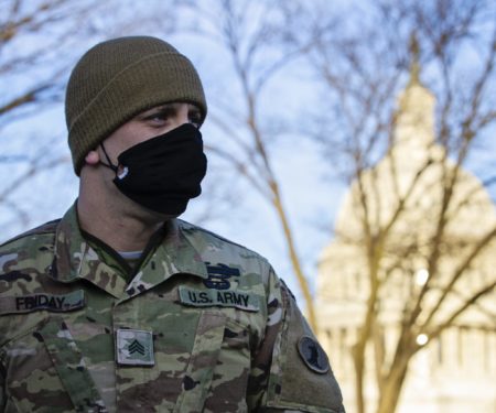 More than 200 soldiers with the Delaware Army National Guard Soldier are on duty in Washington D.C