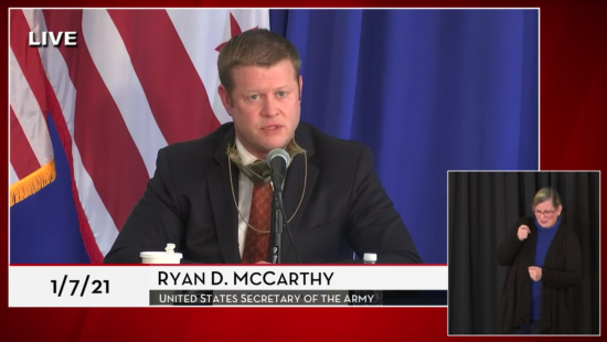 Army Secretary Ryan D. McCarthy