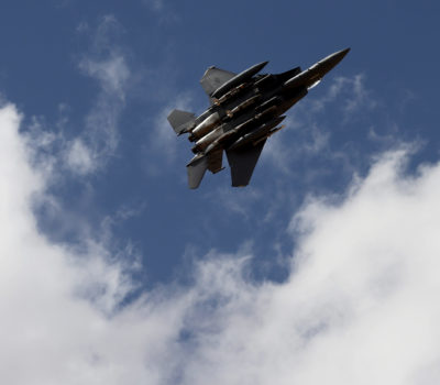 Fighter jets simulate strikes in southeastern Syria