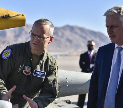 National Security Advisor visits Team Nellis