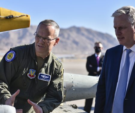 National Security Advisor visits Team Nellis