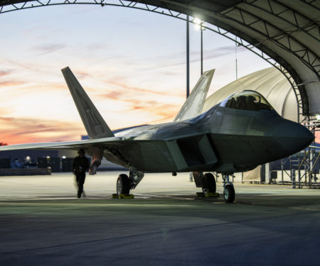 F-22 night flying