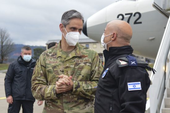 IDF delegation arrives at Ramstein Air Base to participate in Juniper Falcon 21