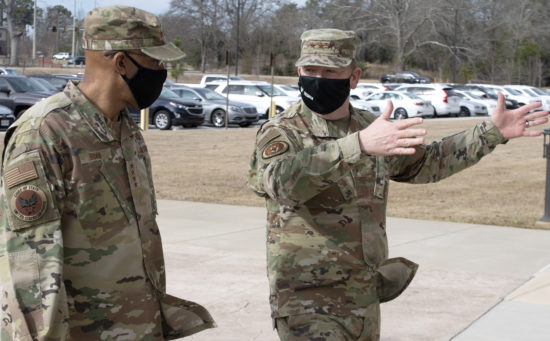 CSAF visits Air Force Reserve Command headquarters building