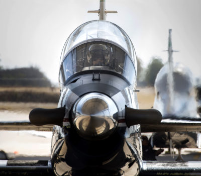 Student pilots prepare for flight