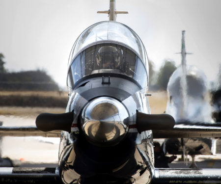 Student pilots prepare for flight