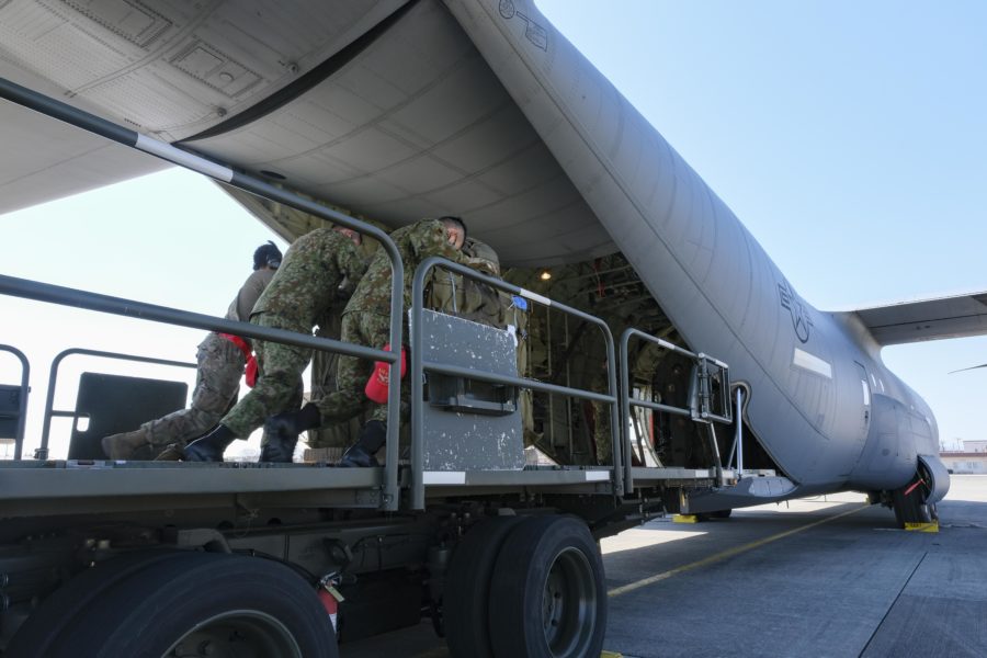 U.S.-Japan conduct historic airdrop