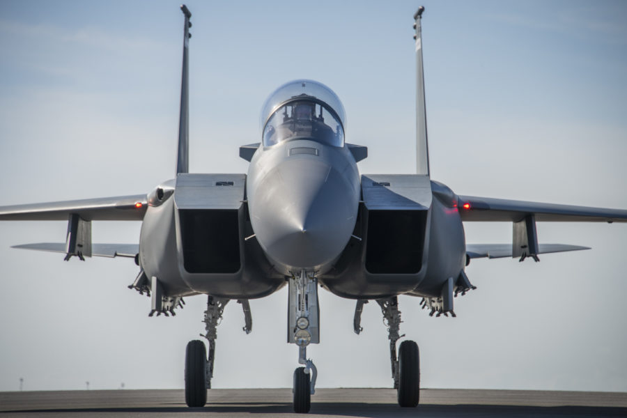 F-15EX arrives at Eglin