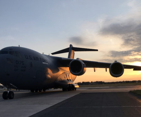 C-17 at Sunset