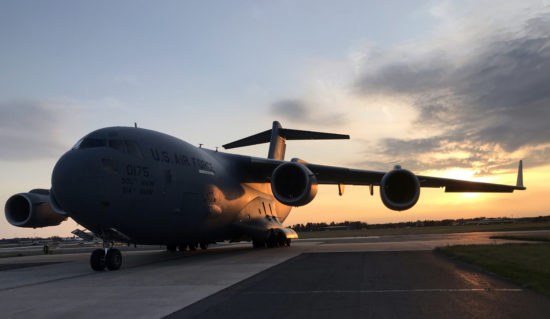 C-17 at Sunset
