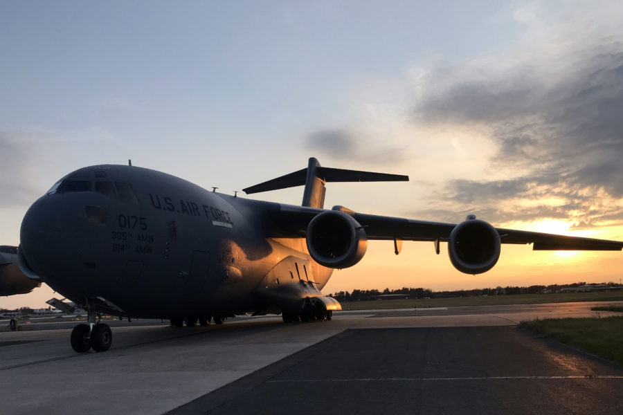 C-17 at Sunset