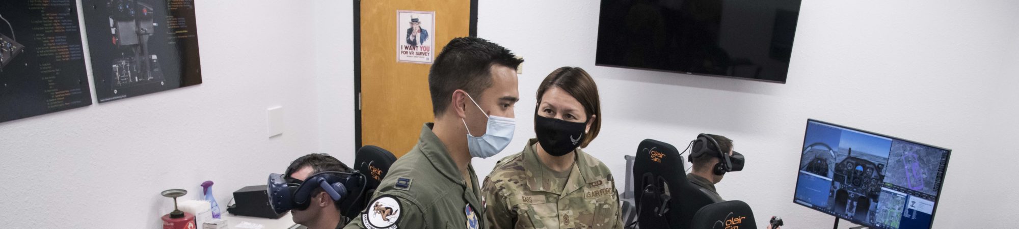 Air Force top officials visit JBSA missions for first combined trip