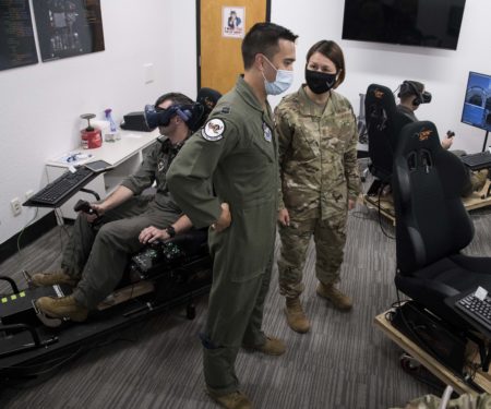 Air Force top officials visit JBSA missions for first combined trip