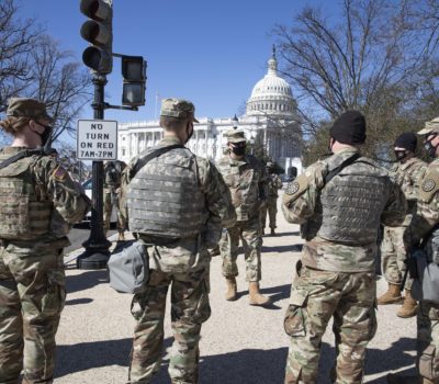 Brig. Gen. Lawrence Schloegl Visits Soldiers in D.C.