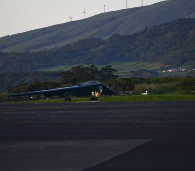 B-2 depart Lajes Field for final BTF Europe integration mission