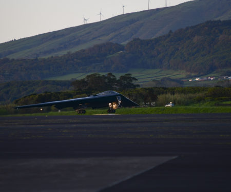 B-2 depart Lajes Field for final BTF Europe integration mission