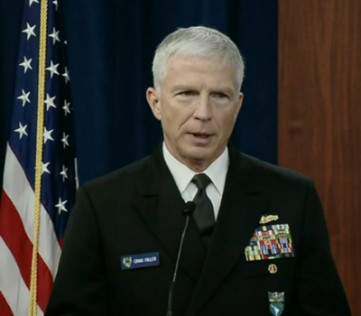 Navy Adm. Craig S. Faller