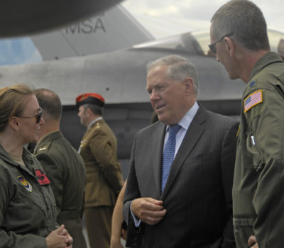 Undersecretary of defense visits Airmen at Farnborough
