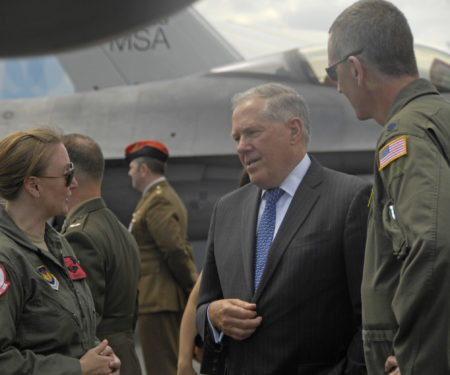 Undersecretary of defense visits Airmen at Farnborough