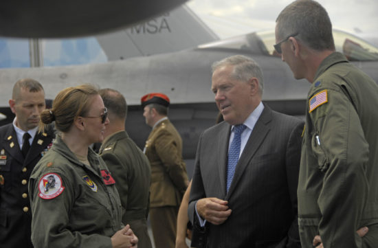 Undersecretary of defense visits Airmen at Farnborough