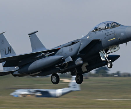 F-15s, F-16s and C-130s arrive in Poland for an Agile Combat Employment exercise