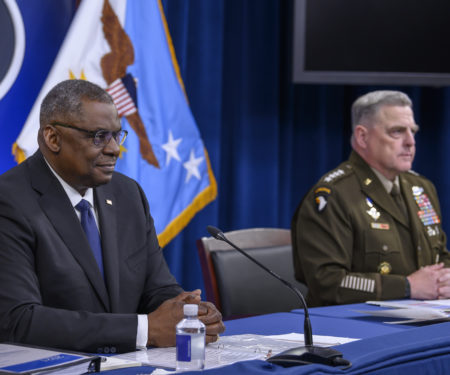 lloyd austin, mark milley testify