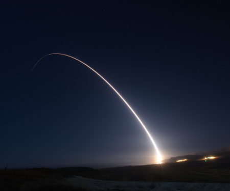 Unarmed Minuteman III test launch from Vandenberg