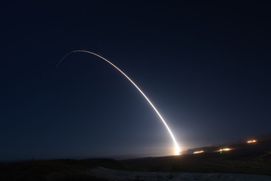 Unarmed Minuteman III test launch from Vandenberg