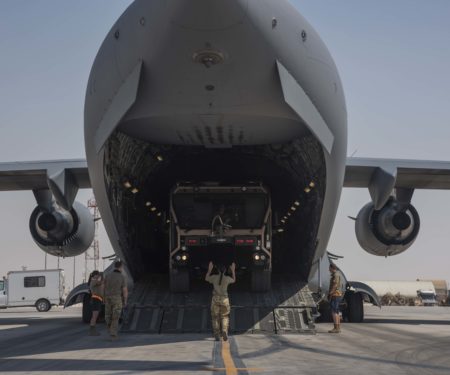 C-17s deliver cargo to support Afghanistan drawdown