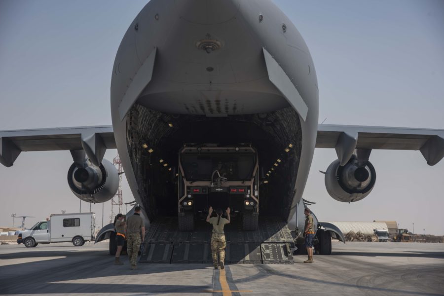 C-17s deliver cargo to support Afghanistan drawdown
