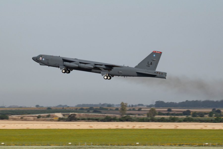 b-52 nato fly over