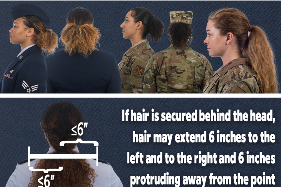 Ponytails are OK until next spring, Army says in updated grooming message |  Stars and Stripes