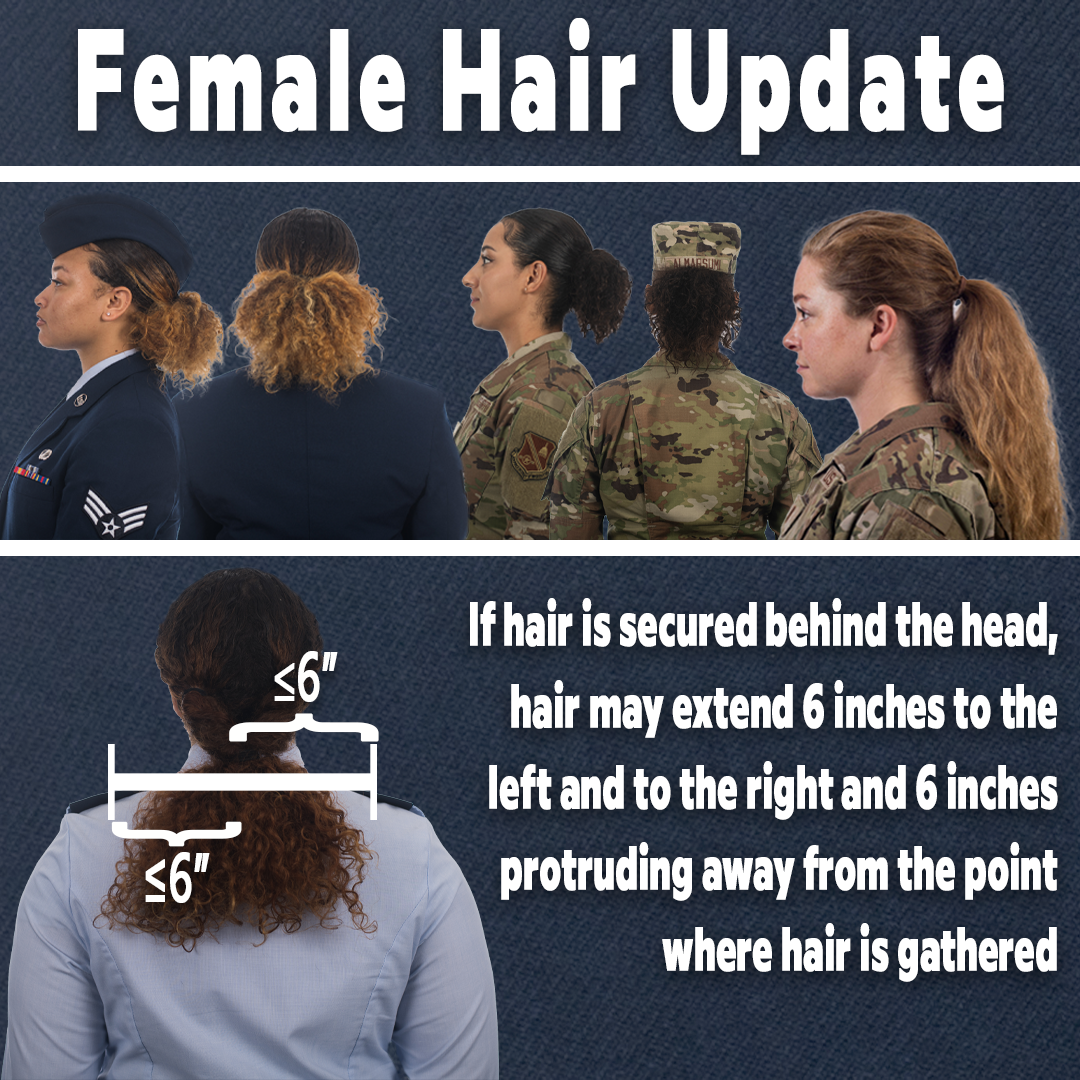Air Force Changes Hair Standards for Women Again Air & Space Forces