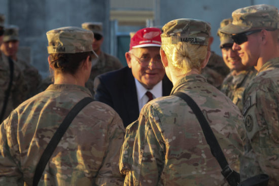 Senator Carl Levin visits Afghanistan