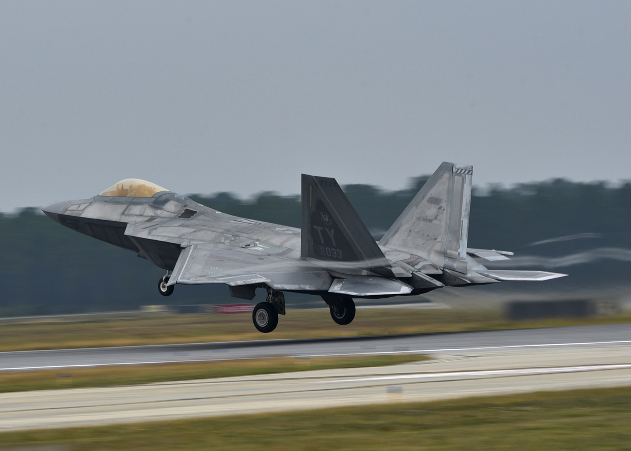 Maintenance Error Brought Down Eglin F-22, ACC Declines to Conduct Public Investigation Into Mishap