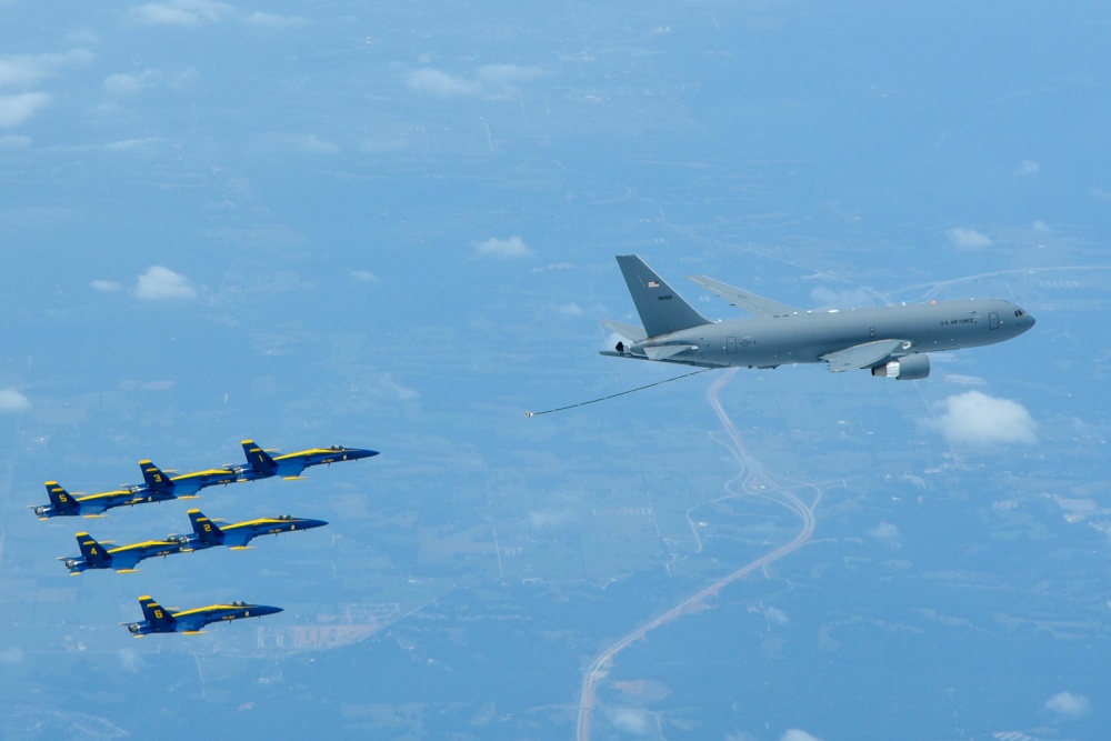 AMC Officially Clears KC-46 for Centerline Drogue Operations