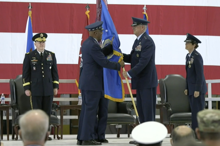 AMC change of command