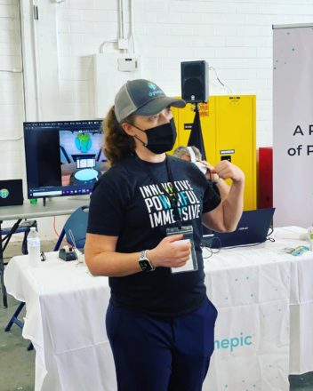 Krissa Watry at MOTAR Expo 2021