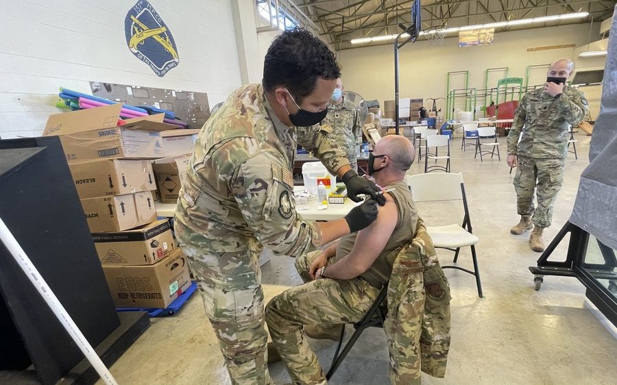 Air national Guard covid-19 vaccine