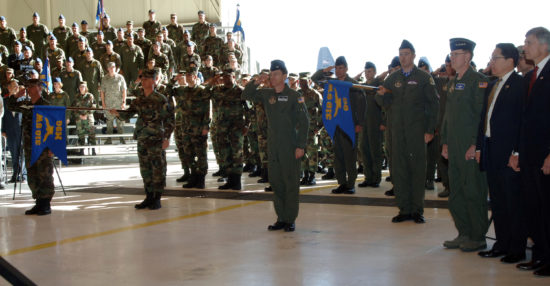 Ceremony activates AF Reserve's first-ever space wing