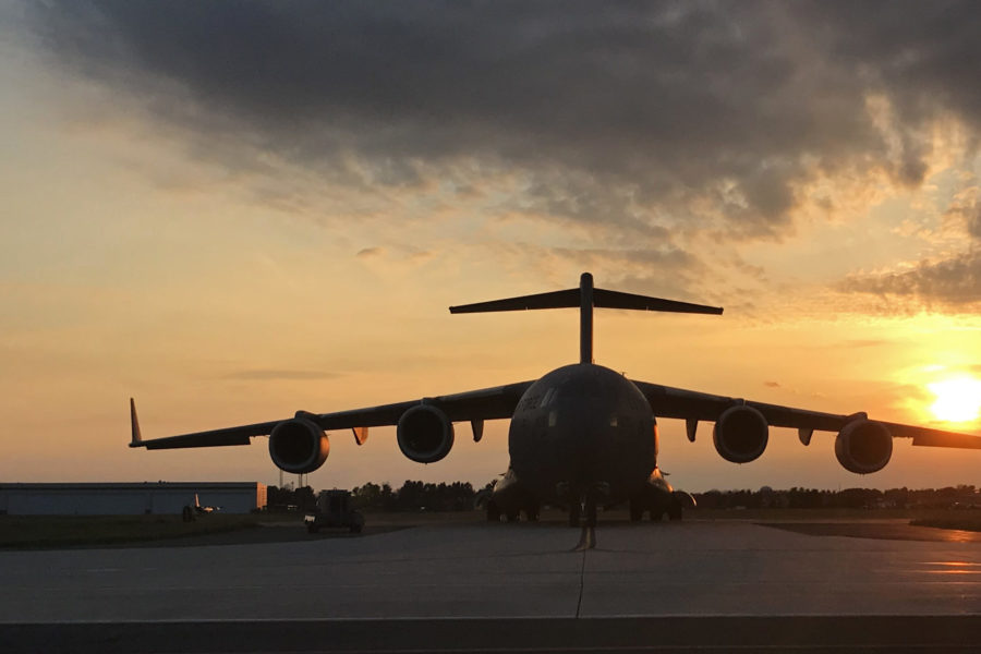 C-17 at Sunset