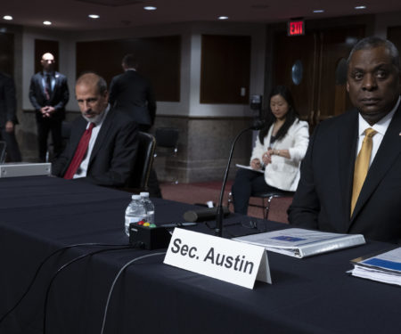 SECDEF, DoD Comptroller and CJCS Testify Before SASC on FY22 Budget Proposal