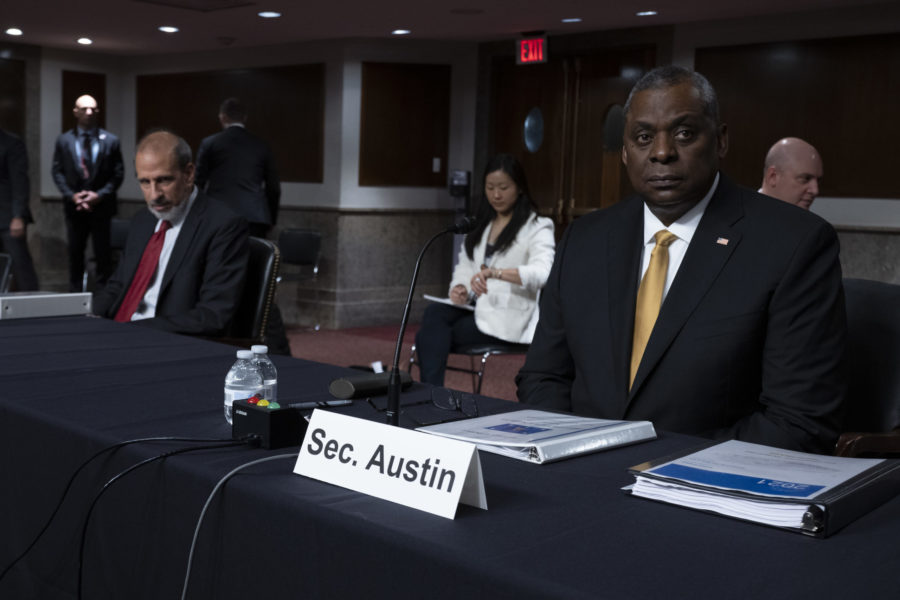 SECDEF, DoD Comptroller and CJCS Testify Before SASC on FY22 Budget Proposal