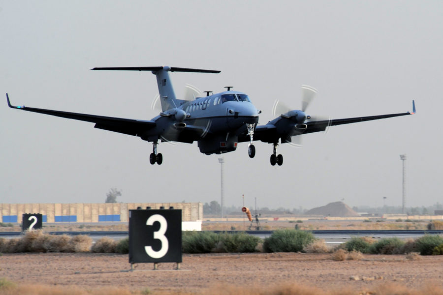 MC-12 flies first combat mission