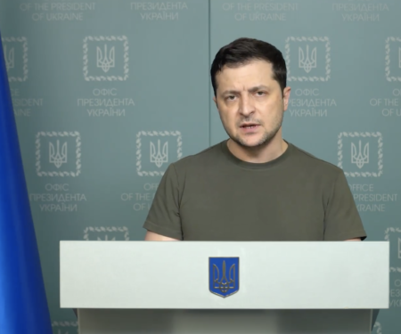 Ukrainian President Volodymyr Zelensky