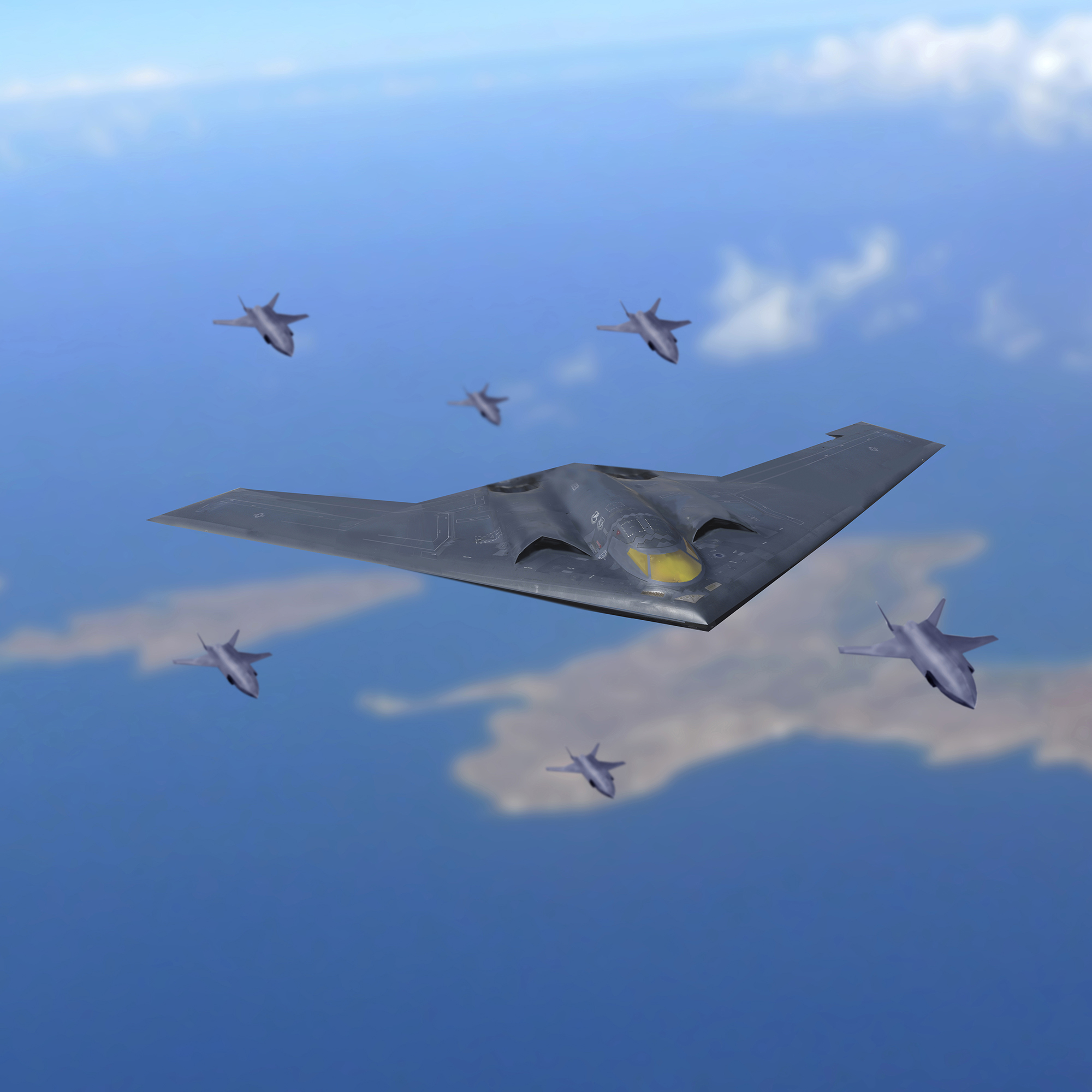 Uav bomber clearance