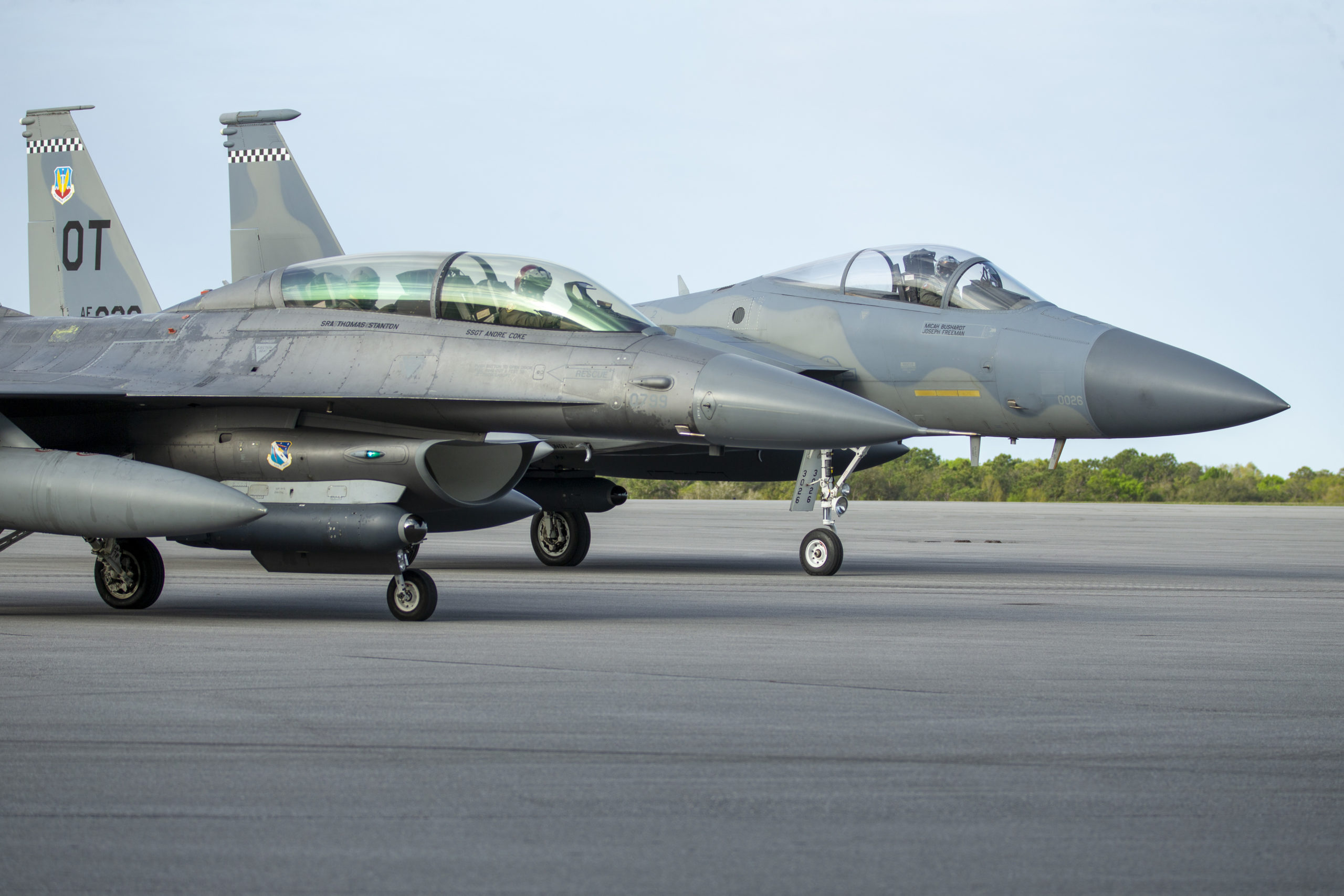 F-15 and F-16 Jointly Test Legion Pod Infrared Tracker