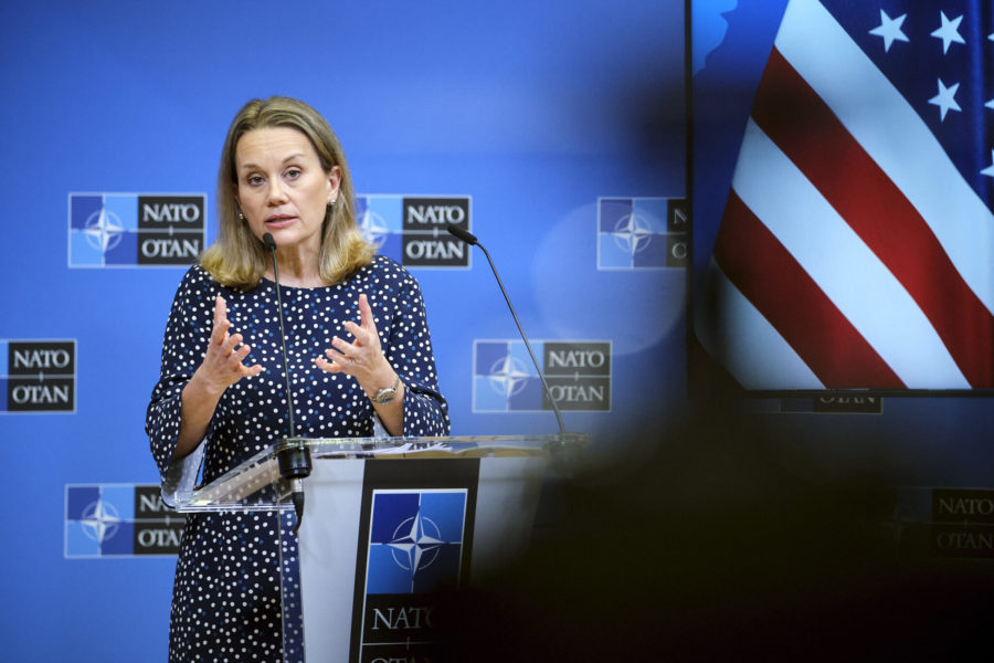 Pre-ministerial press conference by the US Permanent Representative