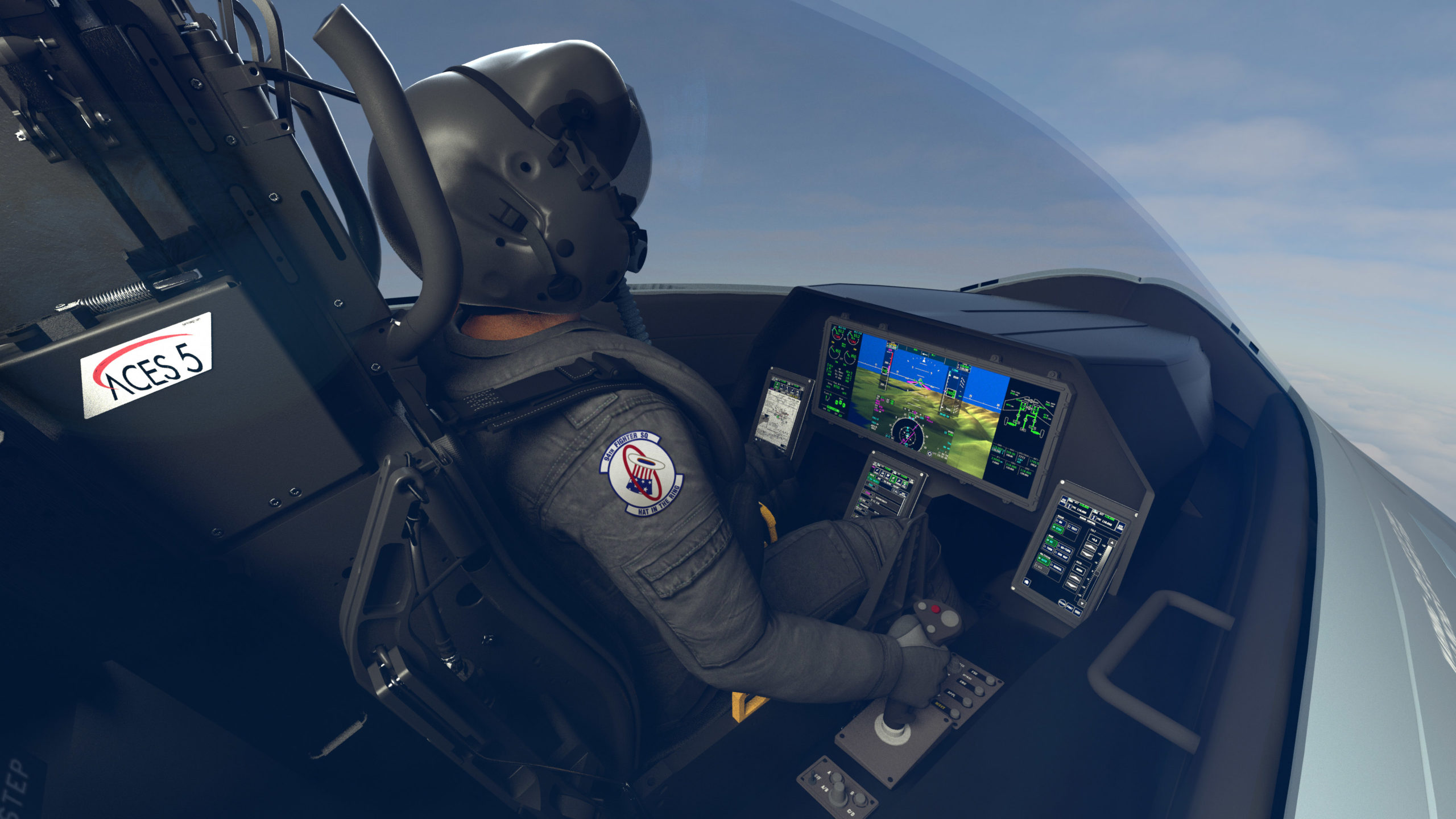 Open and Advanced Displays for the Next Generation of Air Dominance 