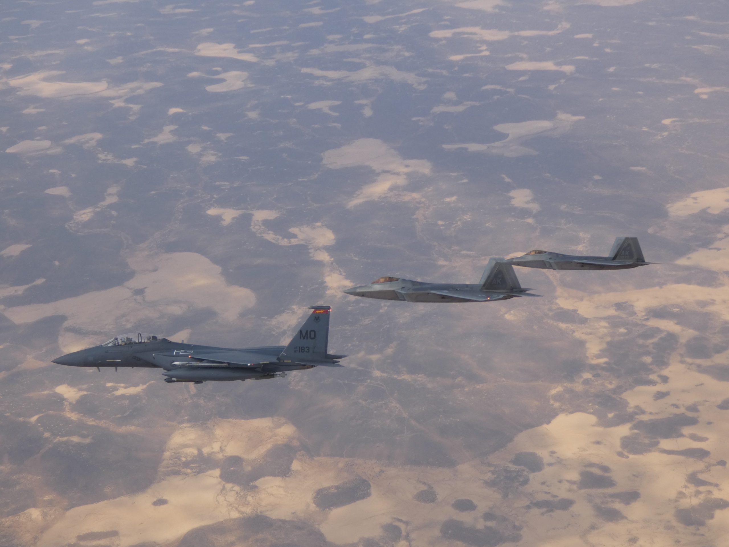 Alaska-Based F-22s Deploy to CENTCOM Amid Iran Threat